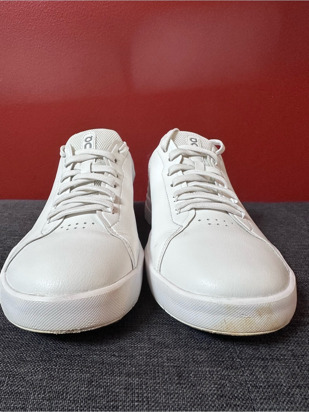 On Cloud The Roger Advantage All White Leather Sneaker Size Women’s US 9.5 - Picture 4 of 15